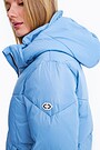 Long puffer down jacket 4 | BLUE | Audimas