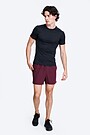 Stretch fabric shorts 1 | BURGUND | Audimas