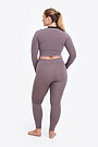 Seamless long sleeve top 2 | BROWN | Audimas