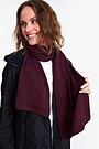 Knitted merino wool scarf 1 | BORDO | Audimas