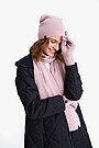 Knitted merino wool scarf 2 | PINK | Audimas
