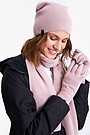Knitted merino wool hat 1 | PINK | Audimas