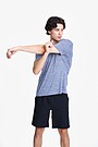 Relaxed fit training t-shirt 1 | BLUE | Audimas