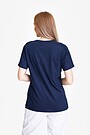 Organic cotton short sleeve top 2 | BLUE | Audimas