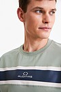 Cotton t-shirt 2 | GREEN/ KHAKI / LIME GREEN | Audimas