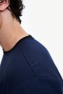 Organic cotton short sleeve top 2 | BLUE | Audimas