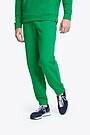 Organic cotton French terry sweatpants 2 | GREEN | Audimas