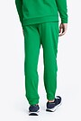 Oversized organic cotton sweatpants 3 | GREEN | Audimas