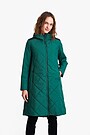 Thermore insulated quilted coat 1 | GREEN/ KHAKI / LIME GREEN | Audimas