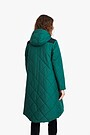 Thermore insulated quilted coat 2 | GREEN/ KHAKI / LIME GREEN | Audimas
