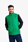 Thermore insulated padded vest 1 | GREEN | Audimas