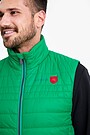Thermore insulated padded vest 3 | GREEN | Audimas