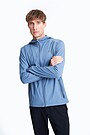 Stretch zip-through hoodie 5 | BLUE | Audimas