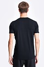 Fine merino wool short sleeve t-shirt 2 | BLACK | Audimas