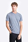 Fine merino wool short sleeve t-shirt 1 | GREY | Audimas