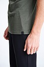Fine merino wool short sleeve t-shirt 3 | GREEN/ KHAKI / LIME GREEN | Audimas