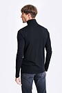 Merino wool roll-neck top 2 | BLACK | Audimas