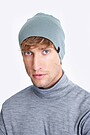 Knitted merino wool hat 3 | GREEN/ KHAKI / LIME GREEN | Audimas