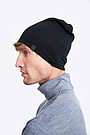 Knitted merino wool hat 3 | BLACK | Audimas