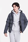 Puffer down jacket with 5 000 membrane 5 | GREY | Audimas
