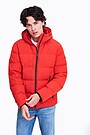 Puffer down jacket with 5 000 membrane 3 | RED | Audimas