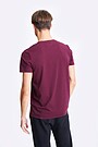 Organic cotton short sleeve T-shirt 2 | BURGUND | Audimas