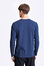 Organic cotton long sleeve t-shirt 2 | BLUE | Audimas