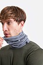 Knitted merino wool neck muff 3 | GREY | Audimas