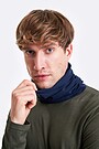 Knitted merino wool neck muff 2 | BLUE | Audimas