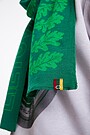 Knitted merino wool scarf 3 | GREEN | Audimas