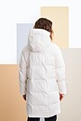 Long down jacket 3 | WHITE | Audimas