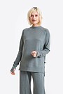 Merino wool long sleeve shirt 1 | GREEN/ KHAKI / LIME GREEN | Audimas
