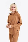 Merino wool half-zip hoodie 1 | BROWN | Audimas