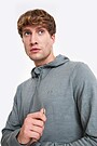 Merino zip-through sweatshirt 2 | GREEN/ KHAKI / LIME GREEN | Audimas