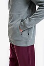 Merino wool full-zip hoodie 3 | CHAKI | Audimas