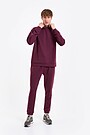 Merino wool hoodie 4 | BORDO | Audimas