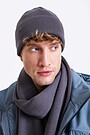 Knitted merino wool hat 1 | GREY | Audimas