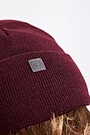 Knitted merino wool hat 2 | BORDO | Audimas