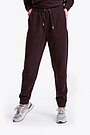 Oversized terry sweatpants 2 | BROWN/BORDEAUX | Audimas