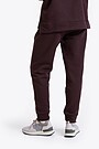 Oversized terry sweatpants 3 | BROWN/BORDEAUX | Audimas