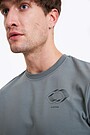 Long sleeve printed top 3 | ŽALIA/PILKA | Audimas