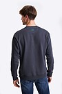 Printed cotton sweatshirt 3 | GREY | Audimas