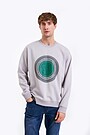 Printed cotton sweatshirt 1 | GREY | Audimas