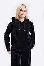 Velour sweatshirt 1 | BLACK | Audimas