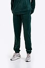 Velour sweatpants 2 | GREEN | Audimas