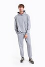 Organic cotton fleece sweatpants 1 | GREY | Audimas