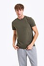 Cotton essential t-shirt 1 | GREEN/ KHAKI / LIME GREEN | Audimas