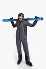 Ski jacket with THERMORE thermal insulation 1 | GREY | Audimas