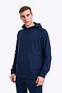 Merino wool hoodie 1 | BLUE | Audimas