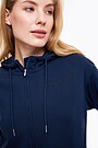 Merino wool half-zip hoodie 3 | BLUE | Audimas